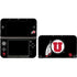 University of Utah Circle and Feather on Black Nintendo Skins
