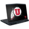 University of Utah Circle and Feather on Black Dell Alienware Skin