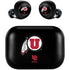 University of Utah Circle and Feather on Black Amazon Echo Buds Skin