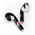 Utah Circle and Feather on Black Apple AirPods 2 Skin