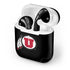 Utah Circle and Feather on Black Apple AirPods 2 Skin