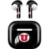Utah Circle and Feather on Black Apple AirPods (3rd Gen 2021) Skin