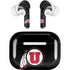 Utah Circle and Feather on Black Apple AirPods Pro Skin