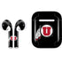 Utah Circle and Feather on Black Apple AirPods Skin
