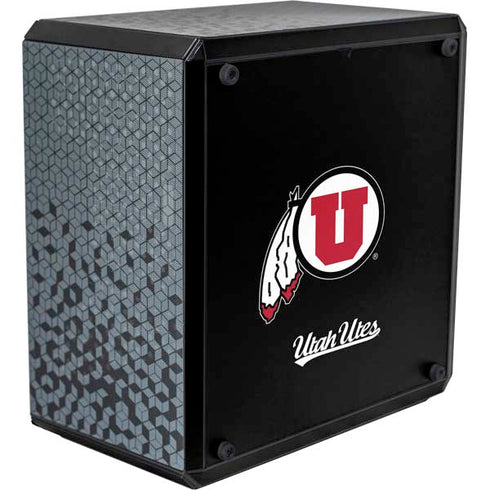 Utah Circle and Feather on Black Cooler Master MasterBox Q300L Mini Tower Skin