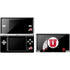 University of Utah Circle and Feather on Black Nintendo Skins