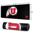University of Utah Circle and Feather on Black Gaming Mouse Pad