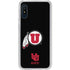 University of Utah Circle and Feather on Black Galaxy Cases