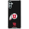 Utah Circle and Feather on Black Galaxy A13 5G Clear Case