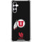 Utah Circle and Feather on Black Galaxy A14 5G Clear Case