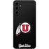 Utah Circle and Feather on Black Galaxy A14 5G Skin