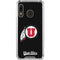 Utah Circle and Feather on Black Galaxy A30 Clear Case