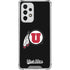 Utah Circle and Feather on Black Galaxy A33 5G Clear Case