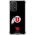 Utah Circle and Feather on Black Galaxy A52 5G Clear Case