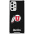 Utah Circle and Feather on Black Galaxy A53 5G Clear Case