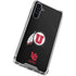 University of Utah Circle and Feather on Black Galaxy A54 5G Clear Case