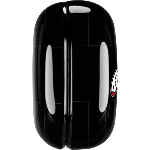 University of Utah Circle and Feather on Black Galaxy Buds Live Skin