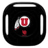 University of Utah Circle and Feather on Black Galaxy Buds Pro Skin