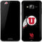Utah Circle and Feather on Black Galaxy J3 Skin