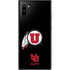 Utah Circle and Feather on Black Galaxy Note 10 Plus Skin