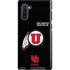 University of Utah Circle and Feather on Black Galaxy Cases
