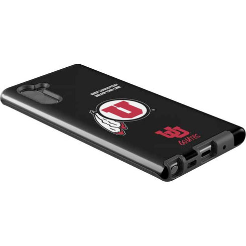 Utah Circle and Feather on Black Galaxy Note 10 Pro Case