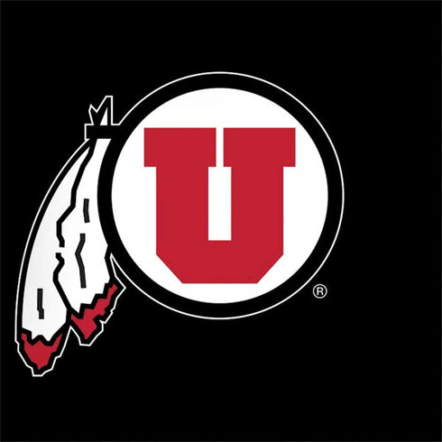 Utah Circle and Feather on Black Galaxy Note 8 Skin