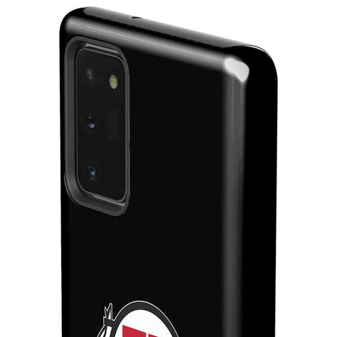 Utah Circle and Feather on Black Galaxy Note20 5G Pro Case