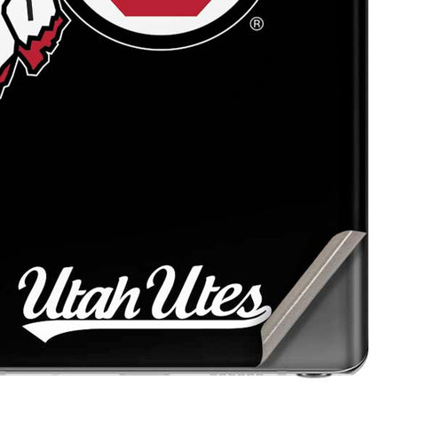 Utah Circle and Feather on Black Galaxy Note20 5G Skin