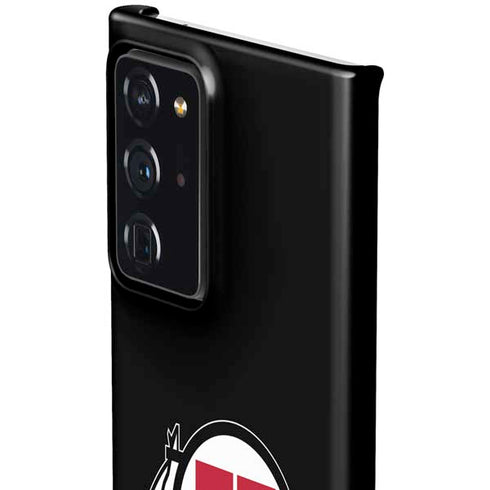 Utah Circle and Feather on Black Galaxy Note20 Ultra 5G Lite Case