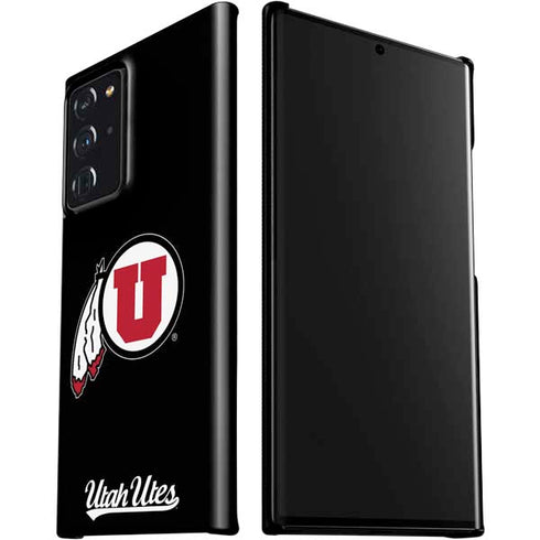 Utah Circle and Feather on Black Galaxy Note20 Ultra 5G Lite Case