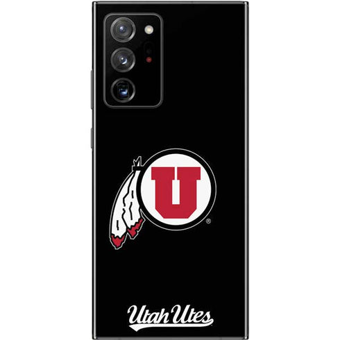 Utah Circle and Feather on Black Galaxy Note20 Ultra 5G Skin