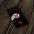 Utah Circle and Feather on Black Galaxy S10 Plus Skin