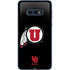 Utah Circle and Feather on Black Galaxy S10e Skin