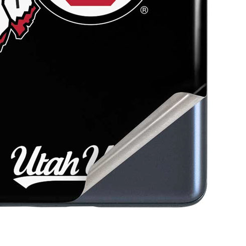 Utah Circle and Feather on Black Galaxy S20 Fan Edition Skin