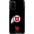Utah Circle and Feather on Black Galaxy S20 Plus Pro Case