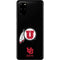 Utah Circle and Feather on Black Galaxy S20 Plus Skin