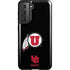 Utah Circle and Feather on Black Galaxy S21 5G Pro Case