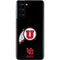 Utah Circle and Feather on Black Galaxy S21 5G Skin
