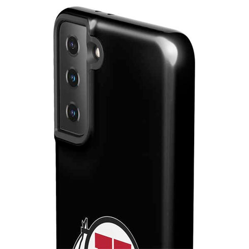 Utah Circle and Feather on Black Galaxy S21 FE Pro Case