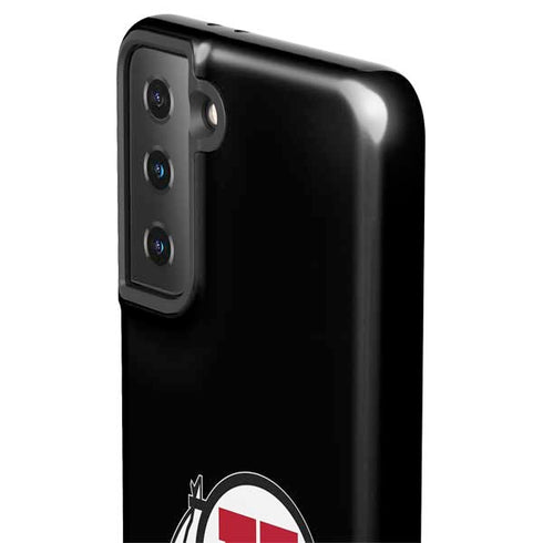 Utah Circle and Feather on Black Galaxy S21 Plus 5G Pro Case
