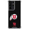 Utah Circle and Feather on Black Galaxy S21 Ultra 5G Clear Case