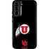 Utah Circle and Feather on Black Galaxy S22 Plus Pro Case