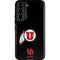 Utah Circle and Feather on Black Galaxy S22 Pro Case