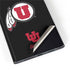 Utah Circle and Feather on Black Galaxy S22 Ultra Skin