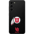 University of Utah Circle and Feather on Black Galaxy S23 FE Skin