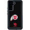 Utah Circle and Feather on Black Galaxy S23 Plus Waterproof Case