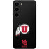 Utah Circle and Feather on Black Galaxy S23 Skin