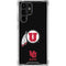 University of Utah Circle and Feather on Black Galaxy S23 Ultra Clear Case