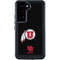 Utah Circle and Feather on Black Galaxy S23 Waterproof Case